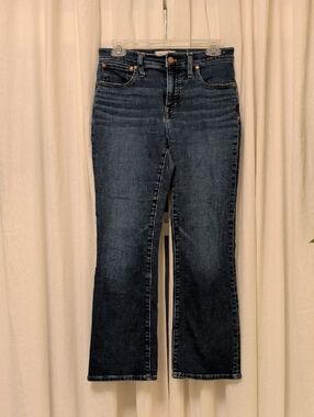 Madewell Dark Indigo Flare Jeans